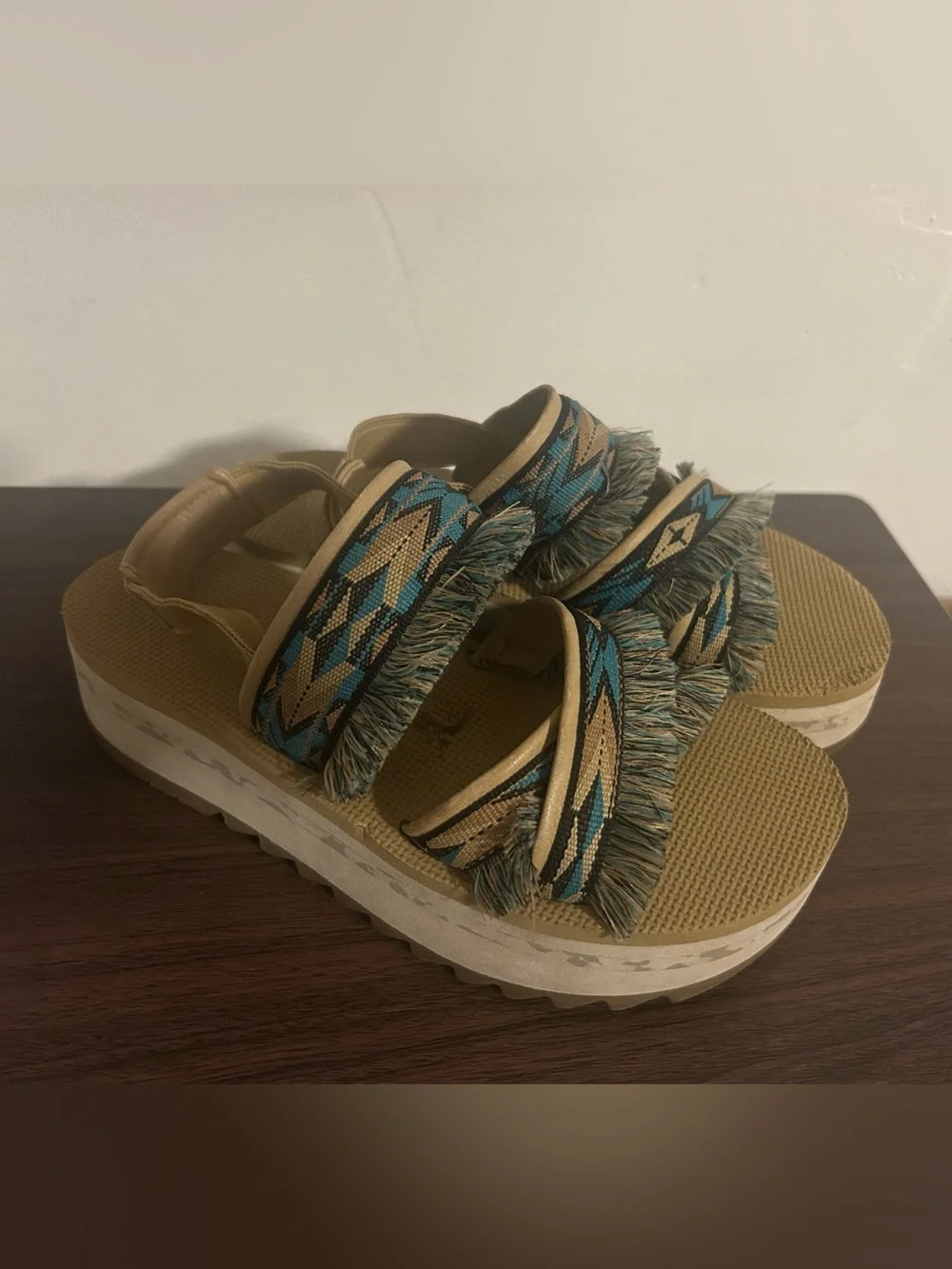 Teva Flatform Ceres Sandals Double Diamond